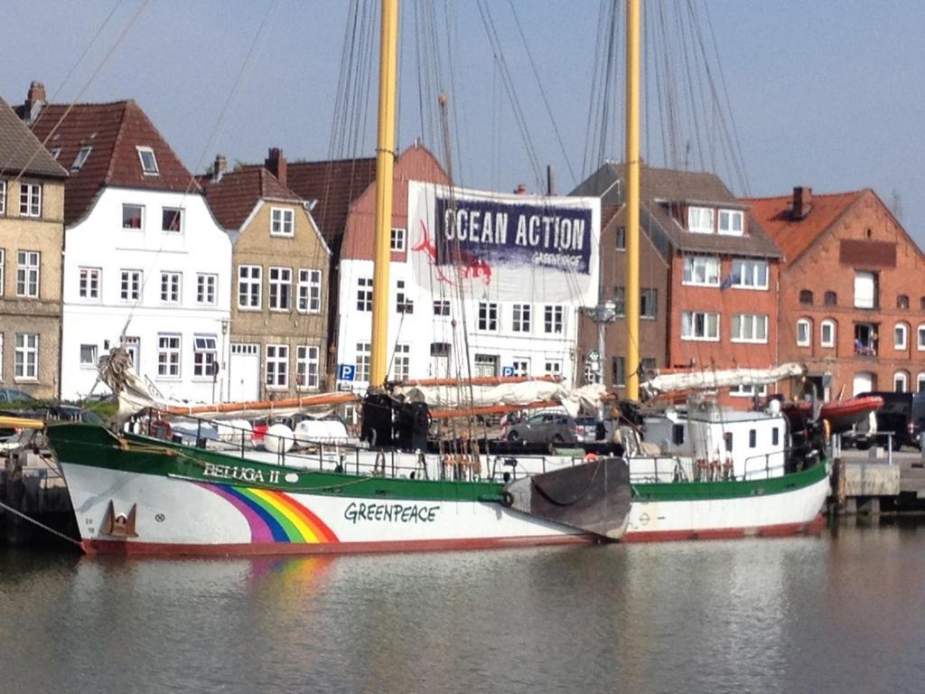 Hafenblick Appartement Glückstadt Buitenkant foto